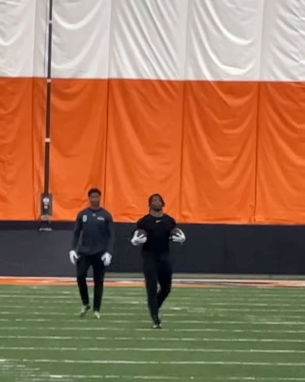 TUCKER PUNT CATCH PRO DAY
